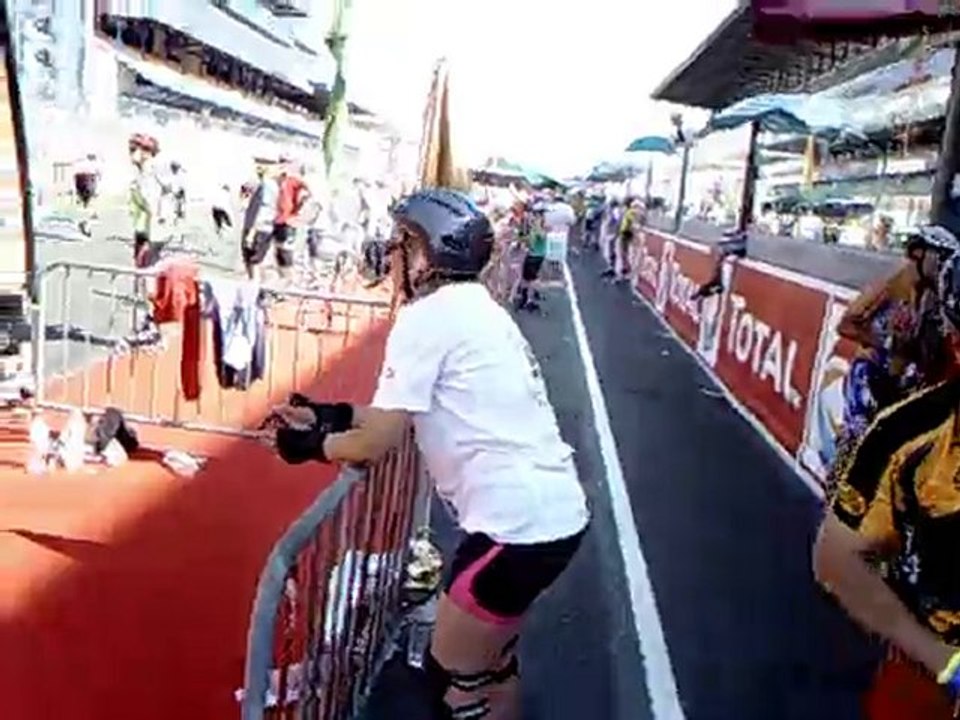 Le Mans roller 2010 - relai Gérard Antoine