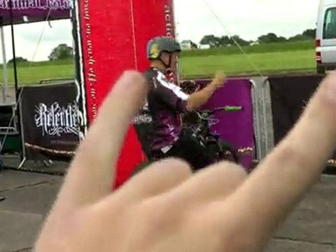 Sam Pilgrim films the Animal Relentless Bike Tour