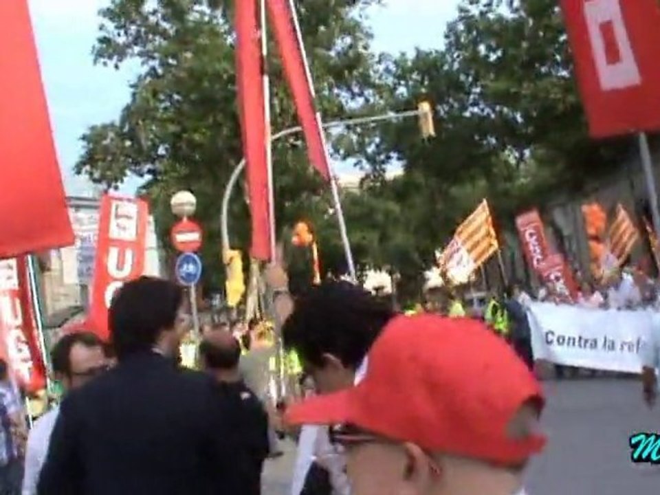 Manifestación sindical en Barcelona 30.06.2010