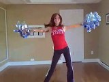 Pro Cheerleading Pom Routine to  