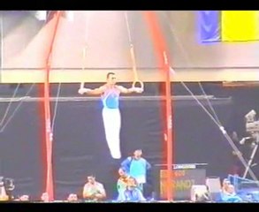 Gymnastics - 2002 World Championships - Rings - Morandi