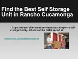 Rancho Cucamonga Self Storage Facility Storage Units Mini B