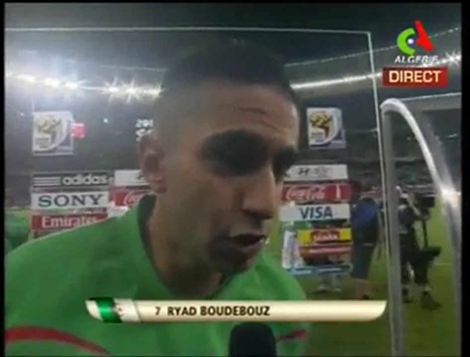 Déclaration Rabah Saâdane après match contre L' Angleterre