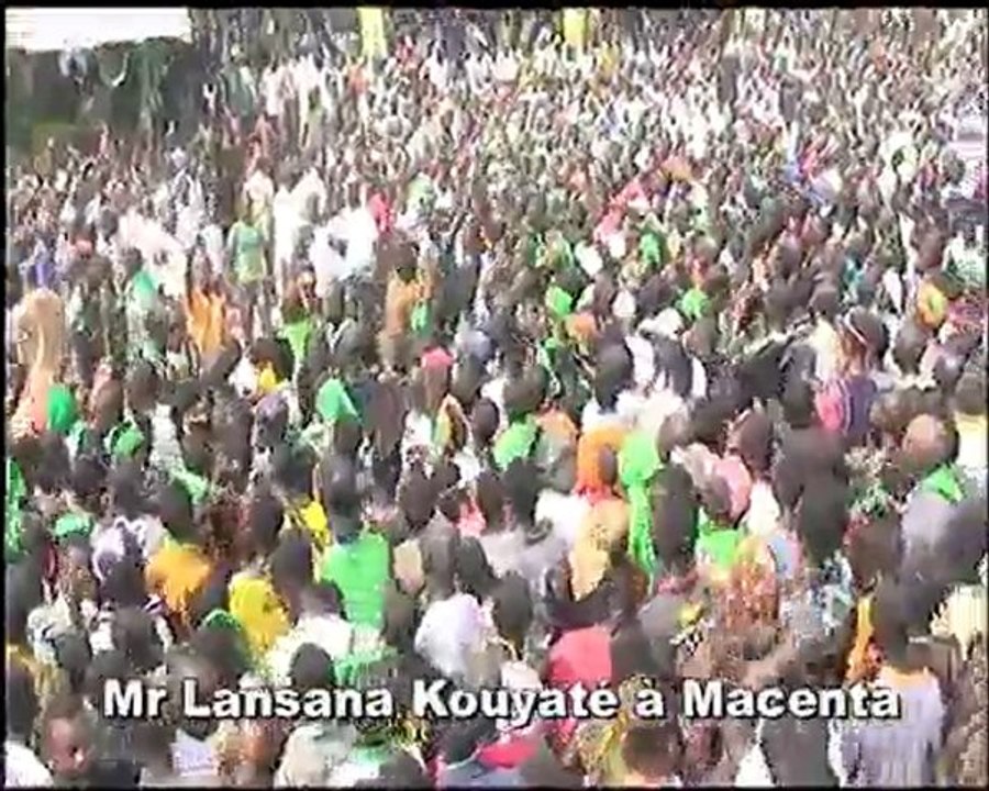 Macenta fait un triomphe  au candidat Lansana Kouyaté