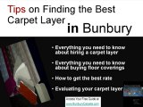 Bunbury Carpets expert in floor coverings