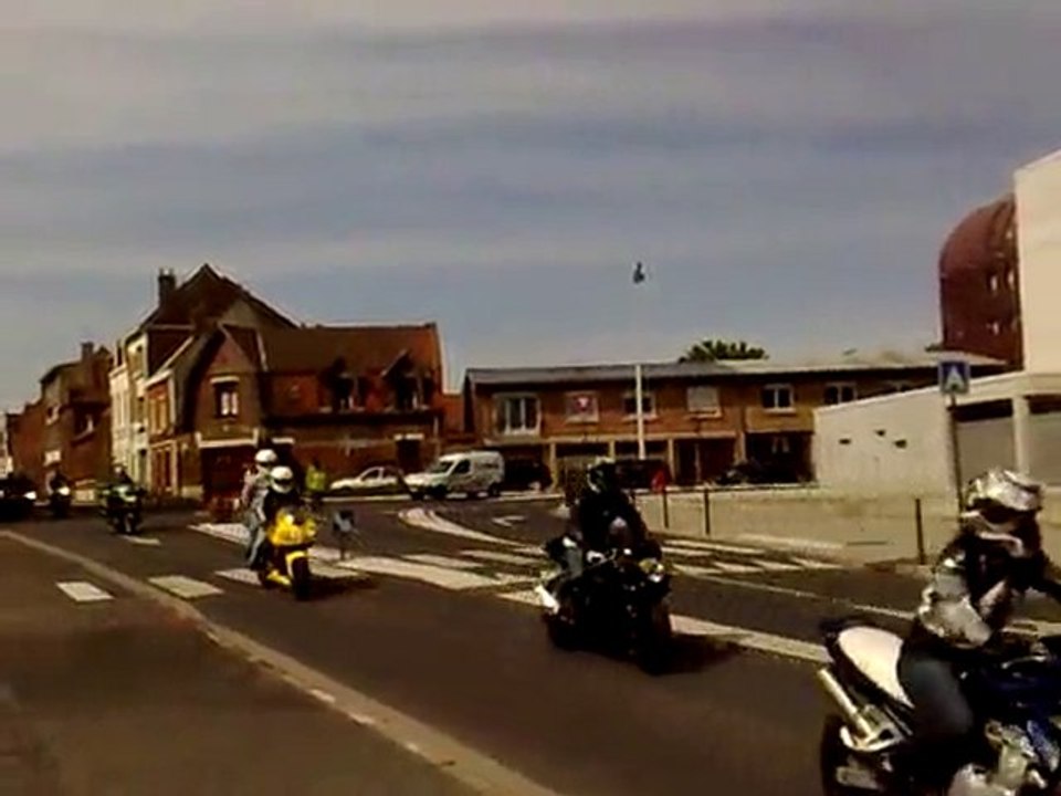 benediction des motard de bethune 2010 cortege 2 du matin