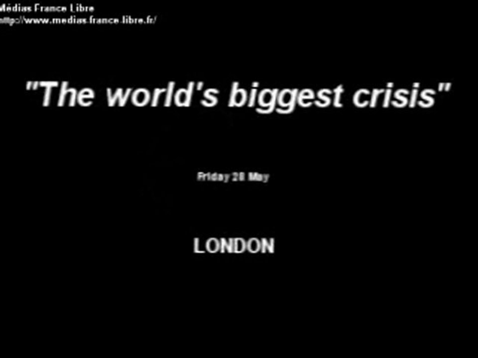 Steve Savignol: "The world's biggest crisis!"