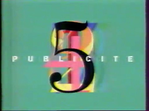 Page De Publicité 1991 LA CINQ