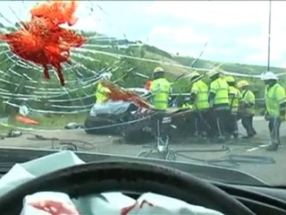 Spot de prévention de la sécurité routière au RU.