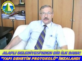 ALAPLI BELEDİYESİ YAPI DENETİM PROTOKOLÜ İMZALADI