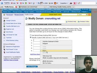 Como puedo configurar servidor dns a mi negocio YTB