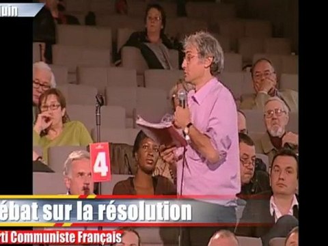 35ème Congrès - Débats sur la résolution finale