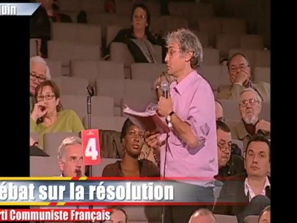 35ème Congrès - Débats sur la résolution finale