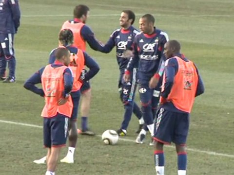 Les Bleus se sont entraînés sans Anelka, renvoyé de l'équipe de France