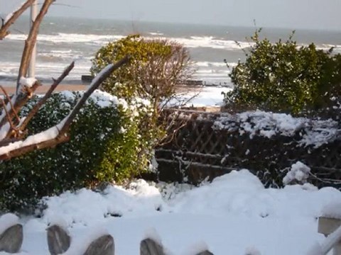 Houlgate sous la neige, janvier 2010