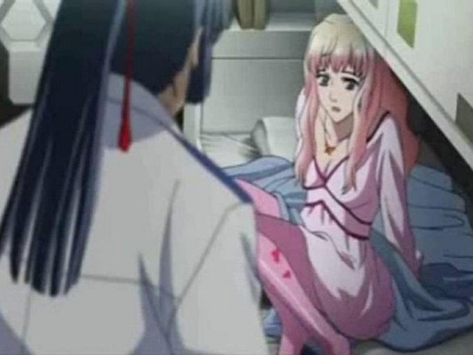 Endou Aya and Nakamura Yuuichi from Macross Frontier ep16