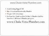 The Best Chula vista Plumber,Chula Vista Plumber