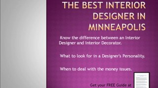 Minneapolis Interior Designer