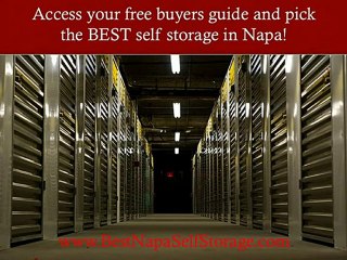 Storage Napa Best Napa Storage