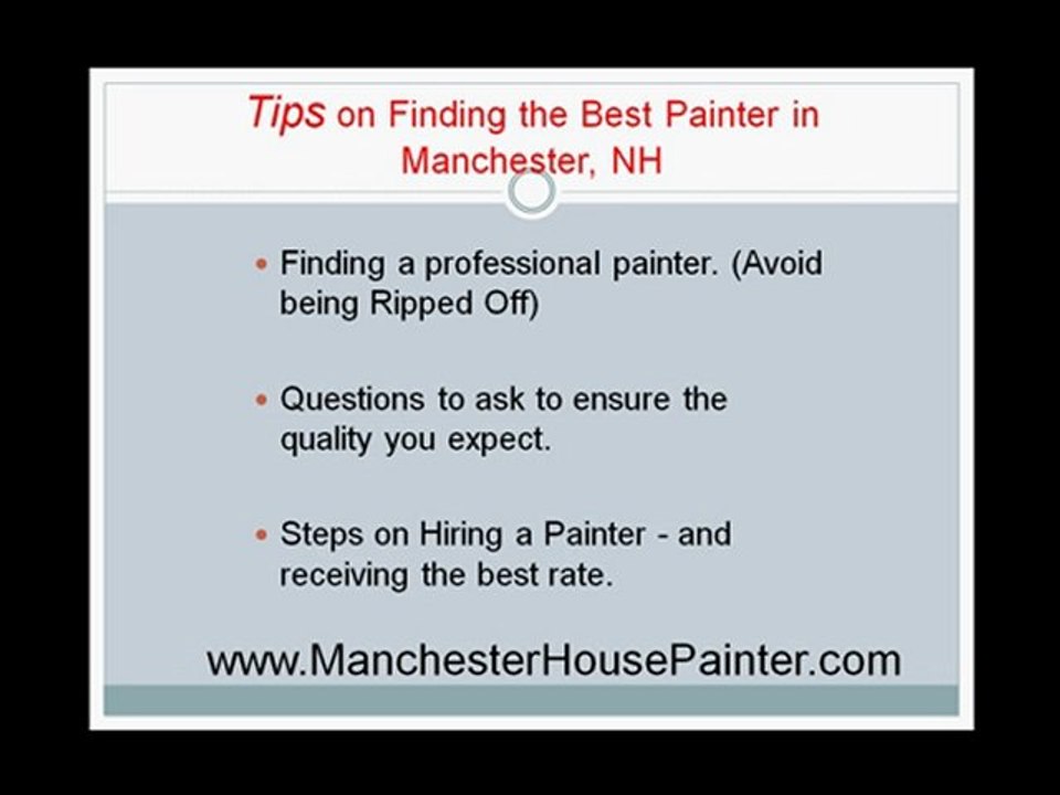 Manchester House Painter| Tips for Hiring