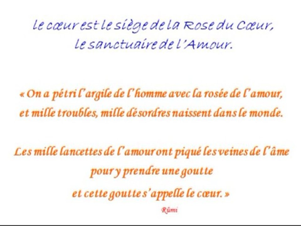 Le transport amoureux ou l'appel sacré du coeur