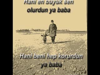 Emrah - Dönülmez gidisin öylemi BABA..