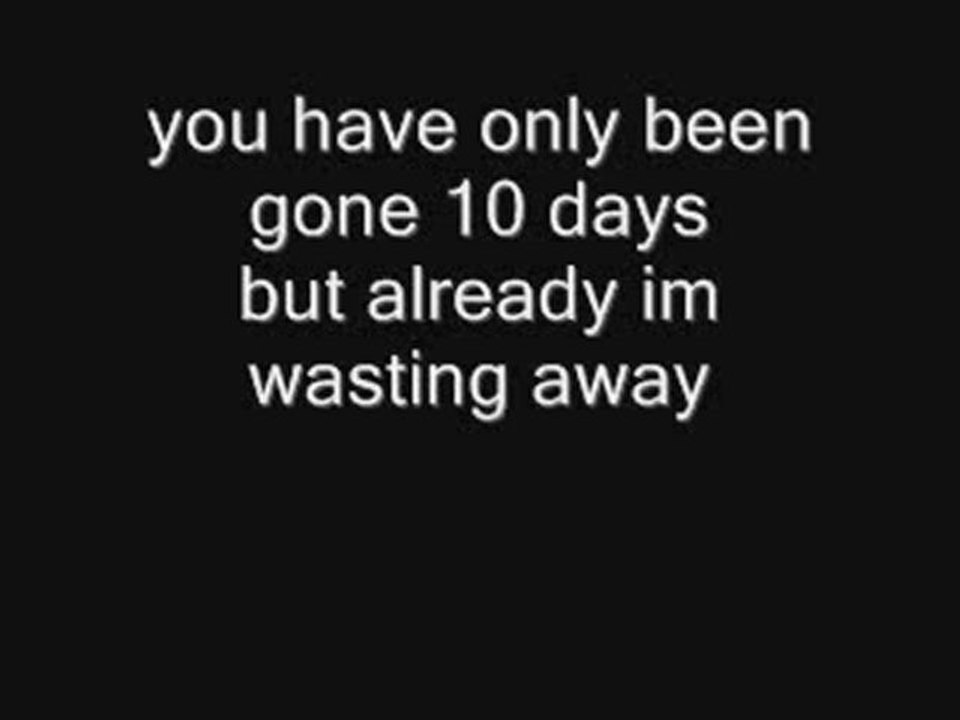 Simple Plan - I Miss You lyrics