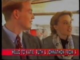 Kylie Minogue and Jason Donovan interview in bus 1988