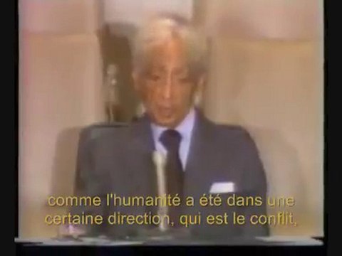 Krishnamurti : se libérer du conditionnement multiséculaire