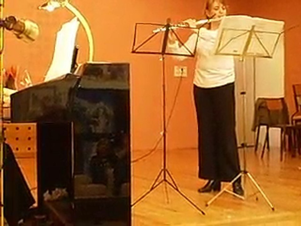 sonate pour flûte et piano de Poulenc : cantilène