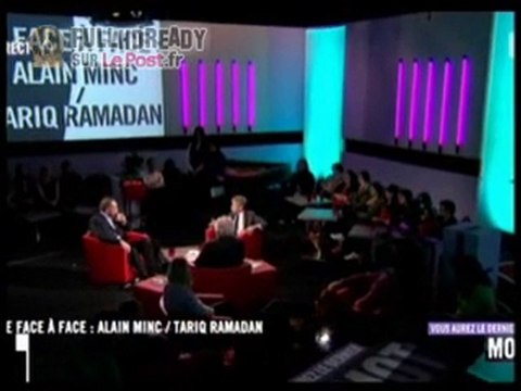 Alain Minc vs Tariq Ramadan sur la Burqa [itv] FOG 220110