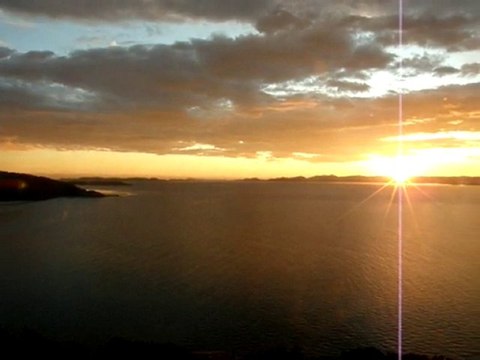 Fin de journée sur le îles d'Hyères