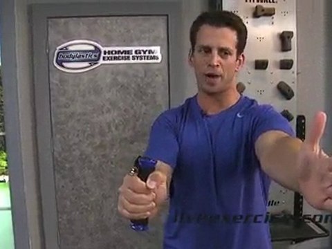 How to do a One Arm Chest Fly with Resistance Bands