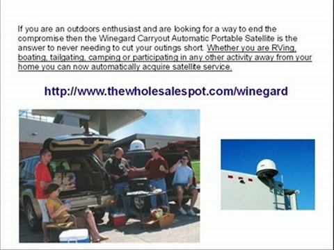 Winegard Carryout Automatic Portable Satellite Antenna