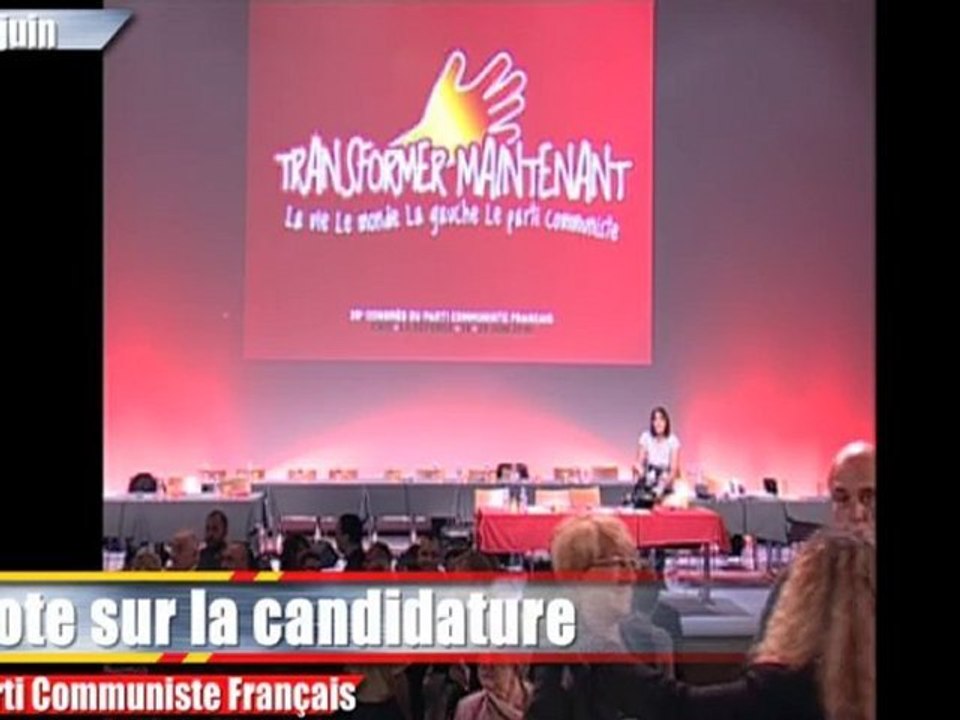 35ème Congrès - Vote "Candidature"