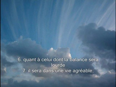 Sourate 101 Le fracas (Al Qariah)