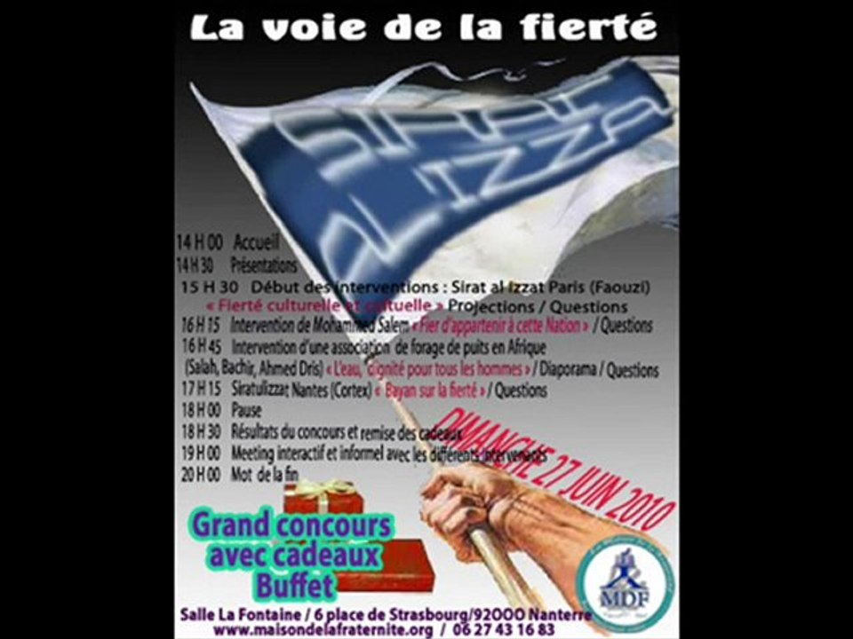 1ere rencontre débat avec sirat alizza a Nanterre le 27juin