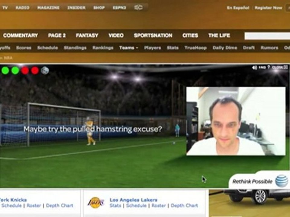 AT&T World Cup Augmented Reality Banner