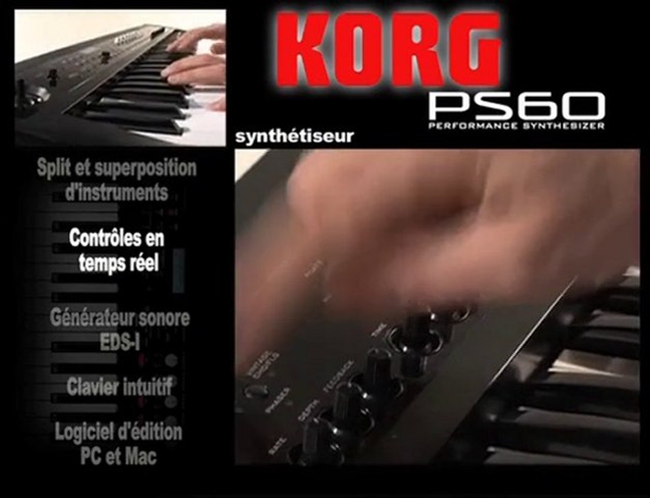 Synthétiseur Korg PS60 (La Boite Noire)