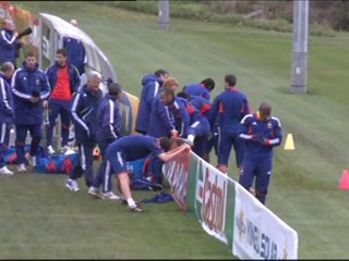 French World Cup squad end strike