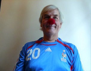 Les bleus, des clowns pour le monde entier...