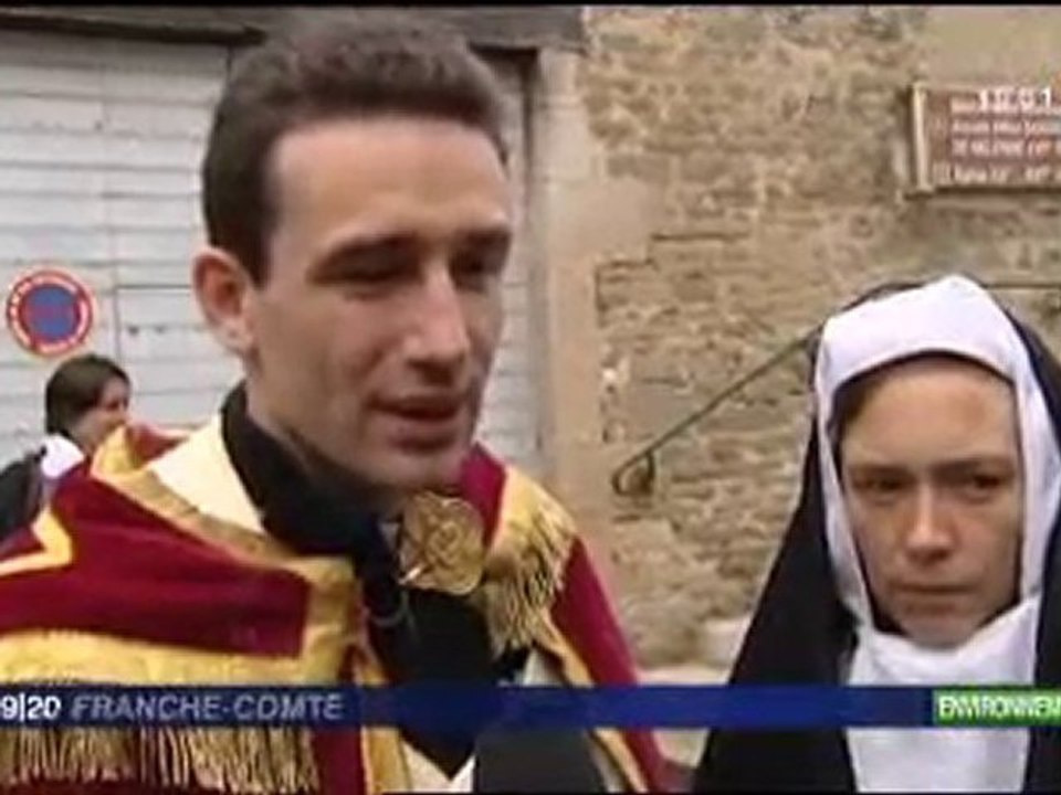 Un enterrement à Ornans - Manifestation pour la Loue