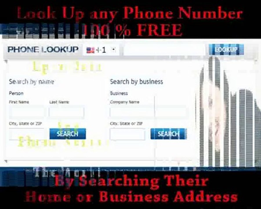 Phone Numbers Lookup