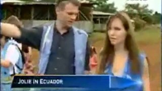 ANGELINA JOLIE VISITS ECUADOR - JUNE 18