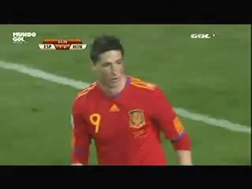 ESPAÑA 2-0 HONDURAS 21-06-2010
