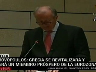 Ayuda europea permitirá revitalizar a Grecia (Banco Central