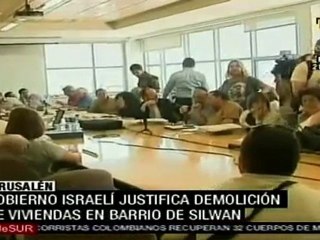 Palestinos cuestionan plan israelí en Jerusalem del este