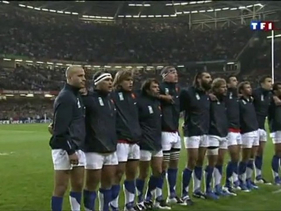 Chabal Rugby France - Nouvelle Zélande hymnes et Haka