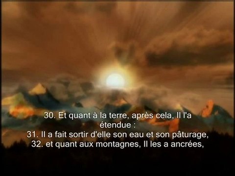 Sourate 79 Les anges qui arrachent les ames (An Naziate)