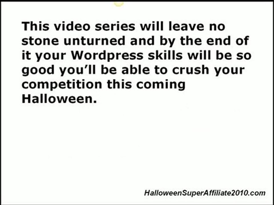 Halloween Super Affiliate Bonus Review